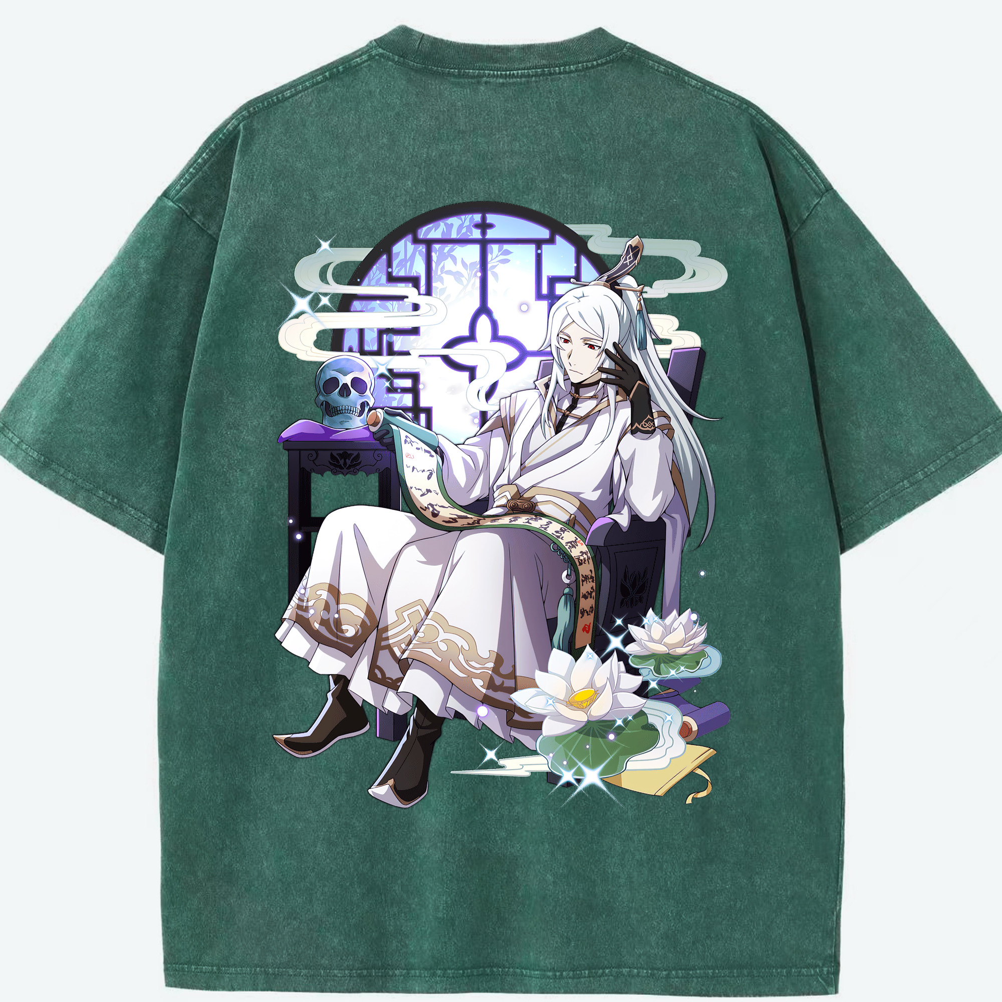 （画像用） 文豪ストレイドッグス Bungo Stray Dogs 綿100% ヴィンテージ風 半袖Tシャツ（背面プリント）